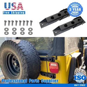 Pair Steel Tailgate Hinge Set Bolt-on Direct Fit Jeep Wrangler TJ 1997-2006 - Bild 1 von 16
