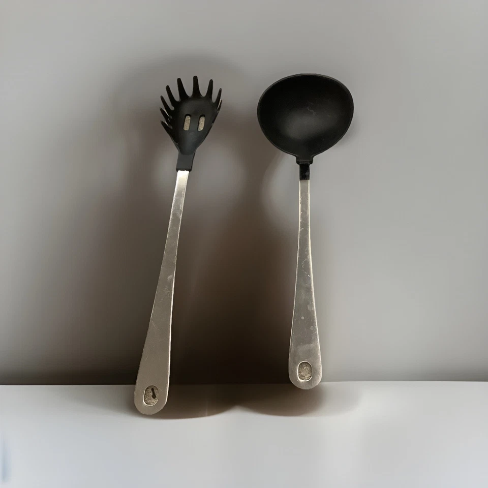 Set of 2 Oneida Flexible Nylon Spaghetti Spatula 1 Soup Ladle Stainless Steel - Image 1 of 1