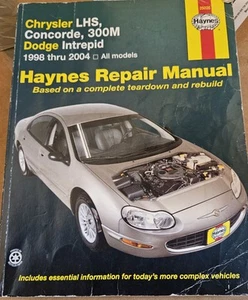 1998-2004 DODGE INTREPID CHRYSLER LHS CONCORDE 300M HAYNES REPAIR MANUAL 25026 U - Picture 1 of 5