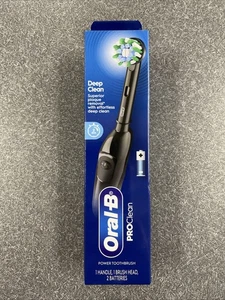 Oral-B PROClean Deep Clean Elektrische Zahnbürste mit X-förmigen Borsten NEU - Schwarz - Bild 1 von 4