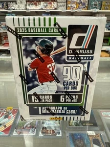 2025 Panini Donruss Baseball BLASTER BOX 1 AUTOGRAPH OR MEM. Factory Sealed F/S - Picture 1 of 1