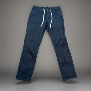 Vuori Mens Small Navy Blue Organic Cotton Blend Jogger Pants Casual - Picture 1 of 9