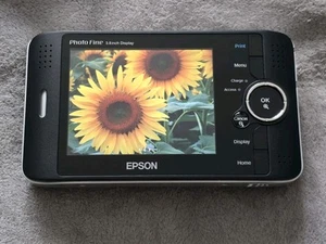 Epson P-2000 G941A 40GB HDD Photo Viewer MP4 SD CF USB Charging - Used - Photo 1/9