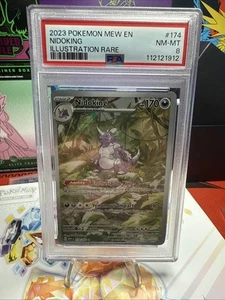 Nidoking 174/165 Sv: Scarlet & Violet 151 Holo PSA8 - Picture 1 of 1