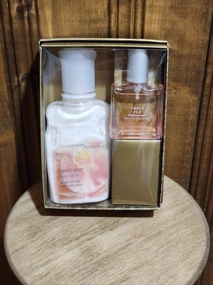 Loción corporal Bath & Body Works 4 fl oz Sweet Pea y eau de toilette de 0,5 fl oz nuevo en paquete Foto 1 de 3