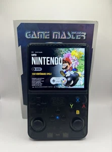 R36S Retro Handheld Konsole, Schwarz, ArkOS, 128GB, 15.000+ Spiele NEU&OVP - Bild 1 von 2