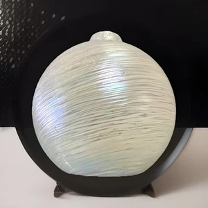 New Traditions Öllampe Leuchte Studio irisierendes Glas komplett verpackt Geschenk - Bild 1 von 10