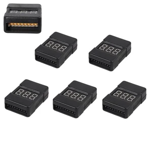5x Lipo Alarm Piezo Tester 1-8s Warner Checker Saver mit Schutzgehäuse Buzzer - Bild 1 von 12