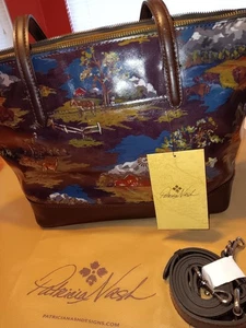Patricia Nash Dorothy/Umhängetasche Leder mit Staubbeutel Neu mit Etikett - Bild 1 von 11