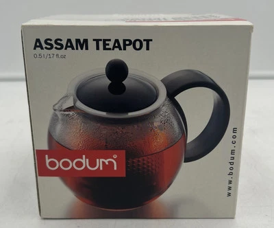 Bodum Assam Glass Teapot / Tea Press, 2-cup size - BRAND NEW! - Image 1 of 4
