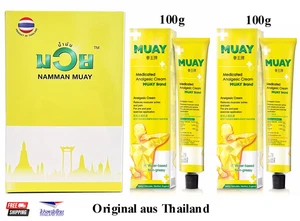 " Muay Thai Analgesic Creme " Namman - 2x 100g - Massage, Judo, Training, Boxen - Bild 1 von 4