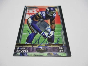 XAVIER RHODES 2015 TOPPS NFL FOOTBALL SIGNIERTE KARTE IP WIKINGER CB - Bild 1 von 1