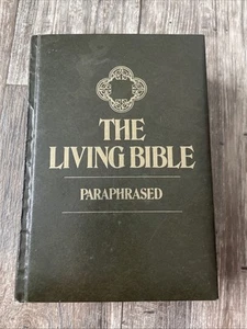 The Living Bible Paraphrased LARGE PRINT Edition (1971) Padded Hardcover - Imagen 1 de 13