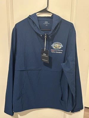 NUEVO CON ETIQUETAS Vantage - Creekstone Farms 1/2 Cremallera Pullover Cortavientos Para Hombre Mediano (11) Foto 1 de 4