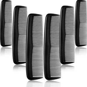 12 Pack Plastic Hair Combs Set Pocket Fine Tooth Dressing Comb for Men Women - Picture 1 of 6