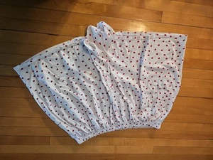 Vintage Victorias Secret Shorts Sleep Pajama Gold Label Large Hearts 100% Cotto - Picture 1 of 8