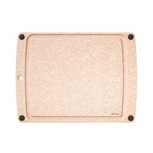 All-in-One 19.5" × 14.5" Cutting Board in Natural 19.5"L x 14.5"W Natural/Black - Picture 1 of 4