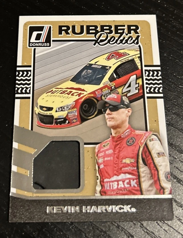 2017 Panini Donruss Racing Kevin Harvick Rubber Relics  - Image 1 of 2