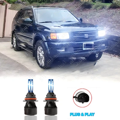 For Honda Passport 1994-1999 6000K 2X 9004 LED Headlight High/Low Beam Bulbs Kit - Изображение 1 из 4