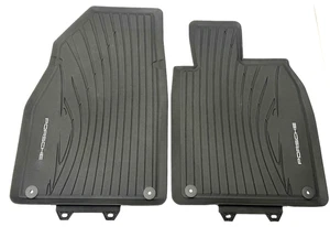 Alfombrillas de goma para todo tipo de clima Porsche 981 718 Boxster Cayman 991 981044800441E0 - Imagen 1 de 8