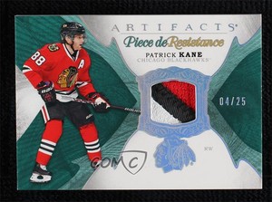 2016 Upper Deck Artifacts Piece de Resistance Relics Spectrum /25 Patrick Kane