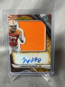 Maglia 2024 Bowman's Best University JAMES PEARCE JR reliquia AUTO / 99 VOLS FALCONS - Foto 1 di 3