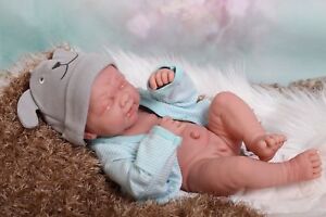 Baby Boy Crying Doll Newborn Berenguer 14" Real Reborn Vinyl Preemie LifeLike 