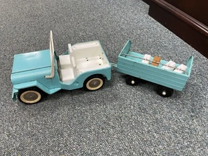 Vintage 1960s Tonka AIRPORT SERVICE SET (Partial) No. 2100 w/ LUGGAGE - Picture 1 of 9