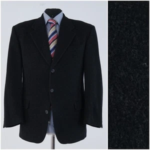 Herren Filz Blazer 44 S UK Größe MCNEAL Wolle Kaschmir dunkelgrau Sport Mantel Jacke - Bild 1 von 14
