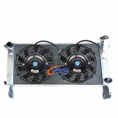 Radiador de aluminio + ventiladores para Hyundai Genesis 2010 2011 2012 cupé 2,0 L L4 Turbo MT Foto 1 de 4