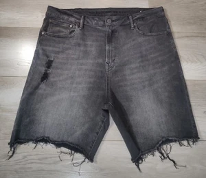 Pantalones cortos de mezclilla American Eagle Next Level Flex para hombre 40X7 gris corte elástico - Imagen 1 de 20