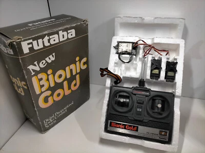 FUTABA BIONIC ATTACK SPORT FPT2NCR Controller Transmitter RADIO SERVO RECEIVER - Image 1 of 4