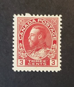 Stamps Canada Mint: Admiral #109 3c carmine F-VF Mint hinged - Picture 1 of 1