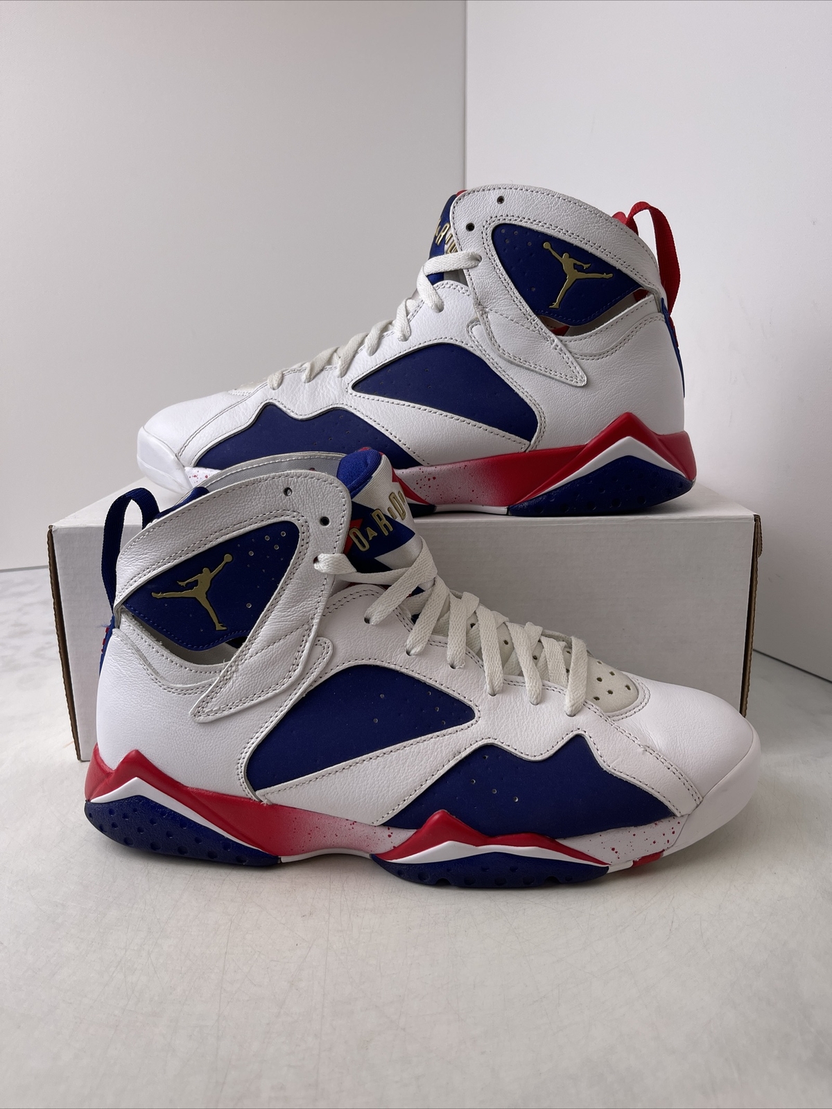 all white retro 7s