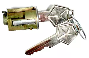 For Chrysler De Soto Dodge Plymouth IGNITION KEY LOCK CYLINDER W/2 KEYS LC1440 - Picture 1 of 2
