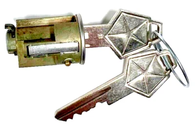 Para Chrysler De Soto Dodge Plymouth CILINDRO DE BLOQUEO DE LLAVE DE ENCENDIDO CON 2 LLAVES LC1440 Foto 1 de 2