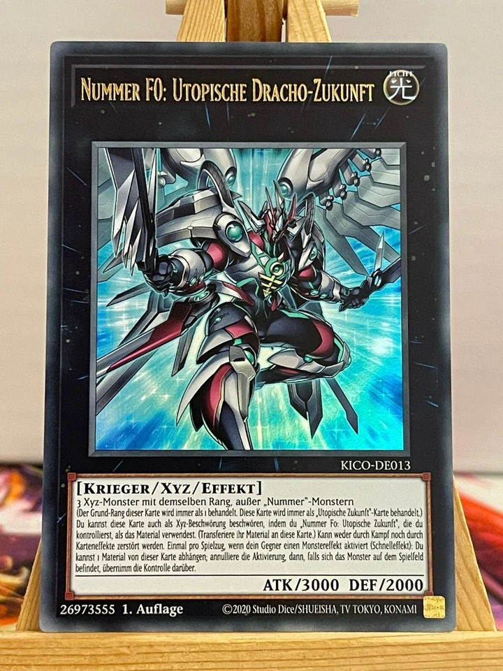 Nummer F0: Utopische Dracho-Zukunft KICO-DE013 Ultra Rare NM Deutsch YUGIOH - Bild 1 von 1