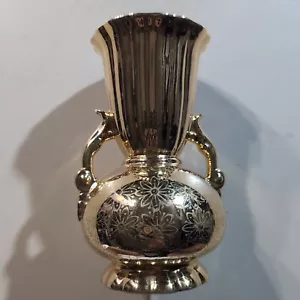 Jarrón Elynor China oro 22K - Imagen 1 de 3