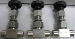 SWAGELOK / WHITEY SS-31RF2 VALVOLA DOSATRICE MEDIA FLUSSO ALTA PRESSIONE. SS-31RF2 - Foto 1 di 4