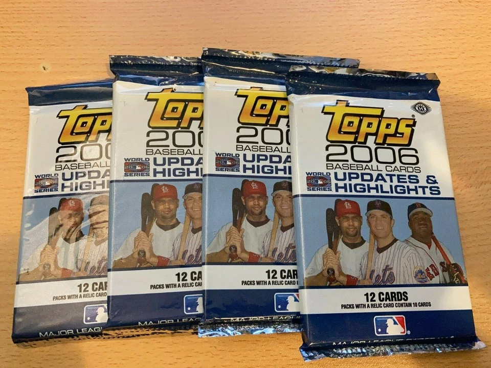 2006 Topps Updates & Highlights Baseball Cards Hobby Pack