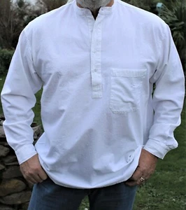 Camisa Grandad Kaboo Calidad Comercial Medio Botón en XXXL (se adapta hasta 58" pecho). - Imagen 1 de 7