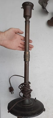Antique  22"   Miller   Co  31105     table lamp  base   1 bulb - Image 1 of 4