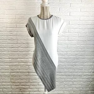 Top asimétrico bloque de color colección Zara con B talla pequeña - Imagen 1 de 6