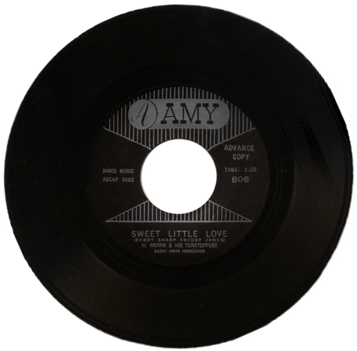 AL BROWN AND HIS TUNETOPPERS  "SWEET LITTLE LOVE c/w TAKE ME BACK"  R&B   - Image 1 of 1