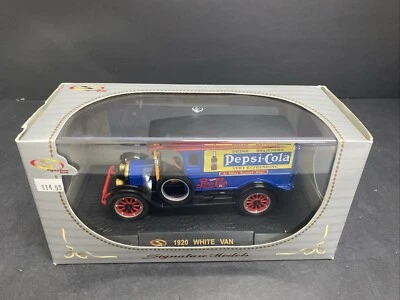 SIGNATURE MODELS 1920 WHITE VAN PEPSI COLA BLUE NEW H.229 - Image 1 of 3