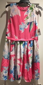 CeCe Dress Rainbow Pink Size 4 - Picture 1 of 10