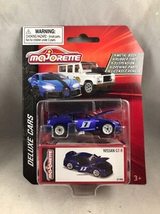 Majorette Deluxe Cars Nissan GT-R Blue - Picture 1 of 1