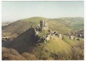 Dorset; Corfe Castle, Isle Of Purbeck, C1 PPC, By Delpool, Unused, c 1980's - Picture 1 of 2
