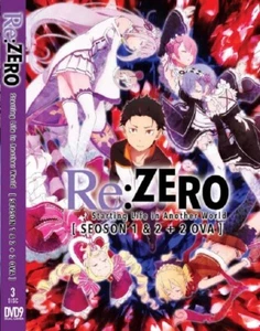 DVD Anime Re: Zero Starting Life In Another World Season 1+2 + 2 OVA English Dub - Picture 1 of 6