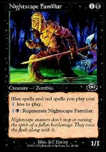 *MRM* FR/VF 4x Familier nyctasophe (Nightscape Familiar) MTG PLS - Picture 1 of 1